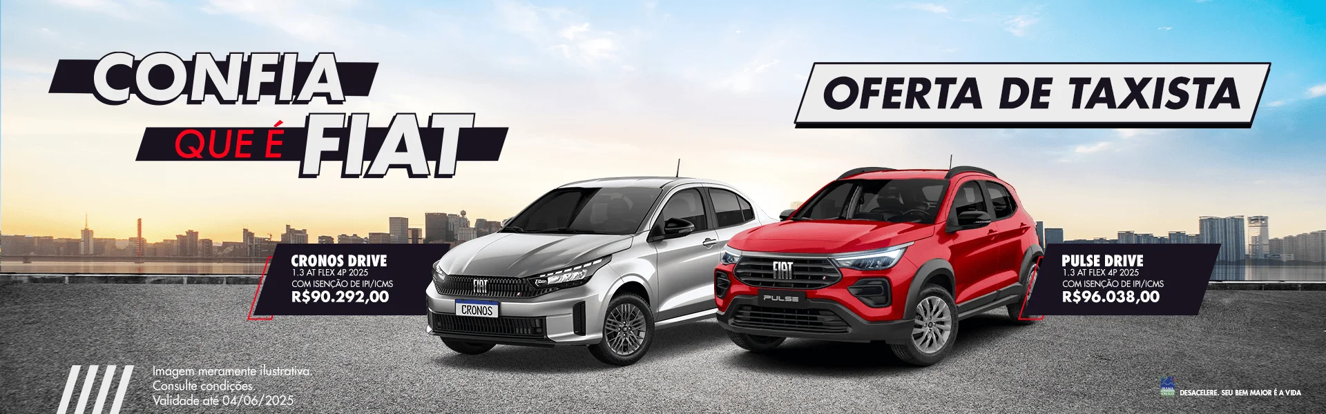 OFERTAS CONFIA QUE É FIAT